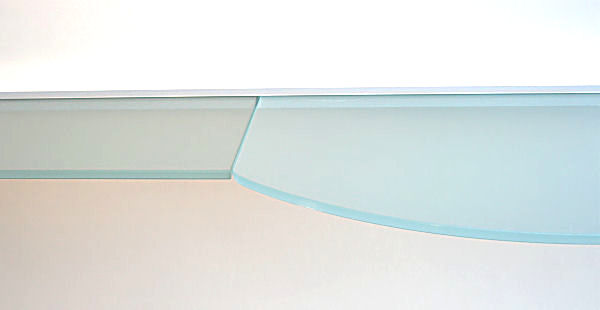 Regale4You Glasboden 8 mm stark, 12 Größen, Glas 3 Farben klar, satiniert  oder schwarz /30x30 cm satiniert-1 Glasscheibe